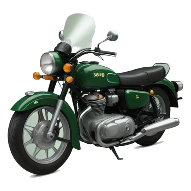 Dark green classic 350 sticker