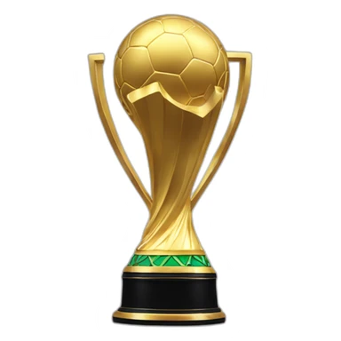 world cup throphy sticker