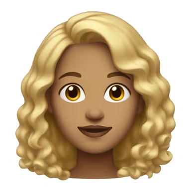 30 year old women, with blonde wavy hair and hazel eyes  sticker