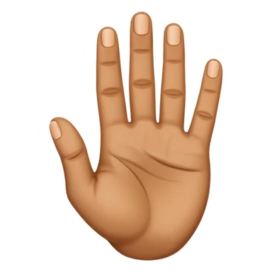 Really can't you follow instructions, I said Hand with 3 straight fingers and one bent towards the palm (the 3rd finger) should be 4 fingers and a thumb with the 3rd finger obviously cured intowards the palm sticker