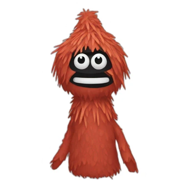 sesame street Kasa-obake puppet sticker