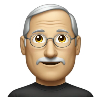 Steve Jobs iphone sticker