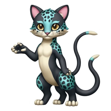 Clawitzer-Amoongus-Liepard-fusion (full body) sticker