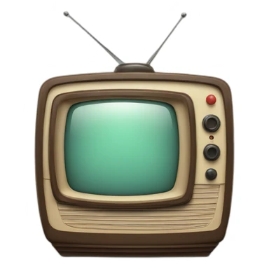 retro tv sticker
