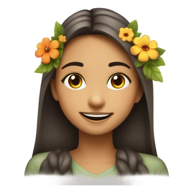 Chica enamorada sticker