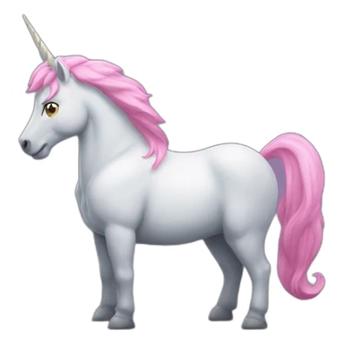 Licorne musclé  sticker