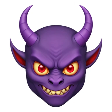 diablo morado sticker