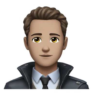 Connor Android Detroit Become Human sticker