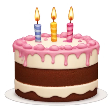 Happy birthday cake only sticker