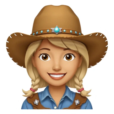 cowgirl sticker