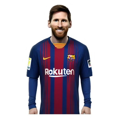 generate emoji of messi saying I love Andrés Burbano sticker