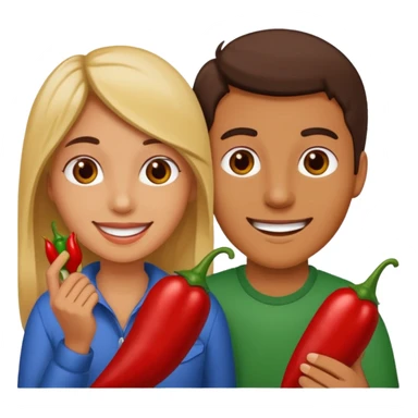 Spicy with girlfriend  sticker