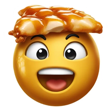 Glazed honey Chicken from chopsticks fast food brand sticker