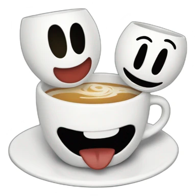 Cuphead and mugman sticker
