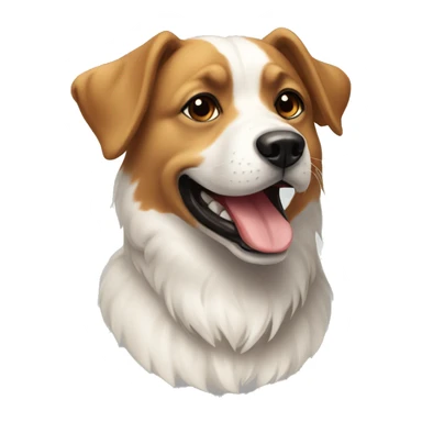 chien joyeux  sticker