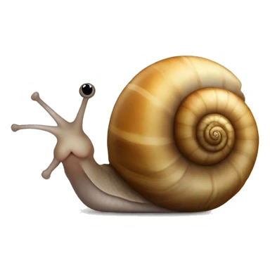 Snail with a woman’s face  sticker