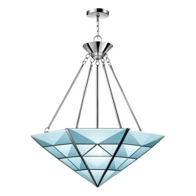 sleek modern chandelier sticker