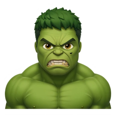 Hulk  marvel movies character face only sticker