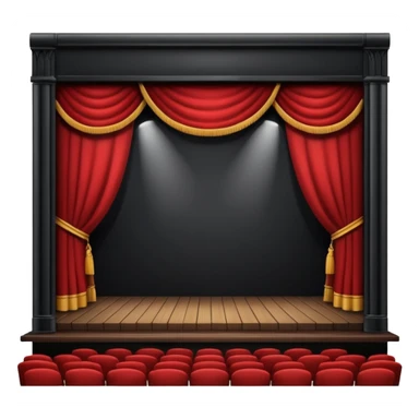 theater stage sticker