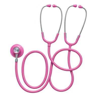 Pink stethoscope sticker