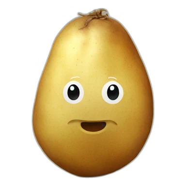 single potato sticker