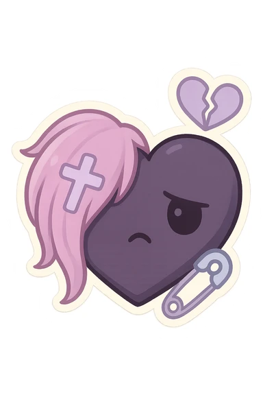 pastel emo object  sticker
