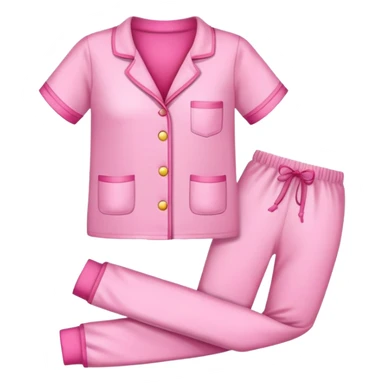 pink pajama set sticker