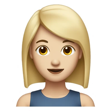 female with fair skin, dark bob and a fringe is baking sticker