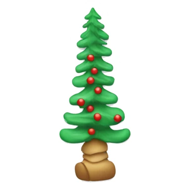 Spine with Christmas tree sticker
