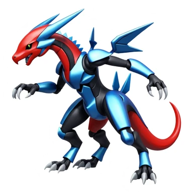 Houndoom-Dialga-Genesect-Pokémon-Fakémon-hybrid-creature sticker