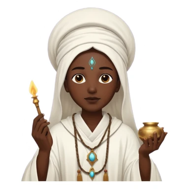 Ancient Healers with Incense Smoke sticker