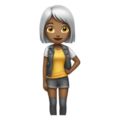 a-money-holding-girl sticker