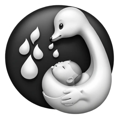 "Baby sonogram picture." sticker