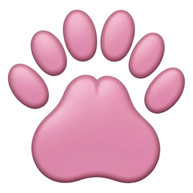 Quero emoji de patinha (cat paw) sticker