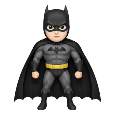 caucasian batman full body sticker