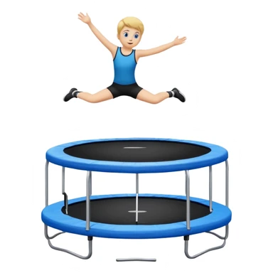 basic performance trampoline sticker