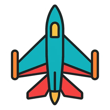 fighter jet sticker