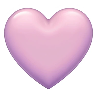 Lavender blush color heart sticker
