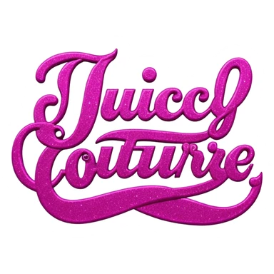 Juicy couture logo sticker