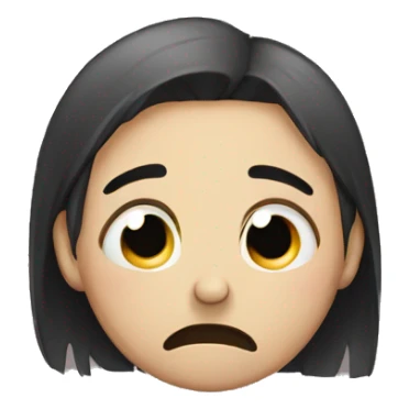 tired and crying sticker