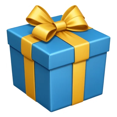 gift box with with open lid
 sticker