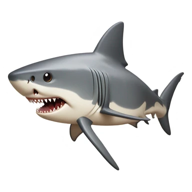 Cross section of a shark  sticker
