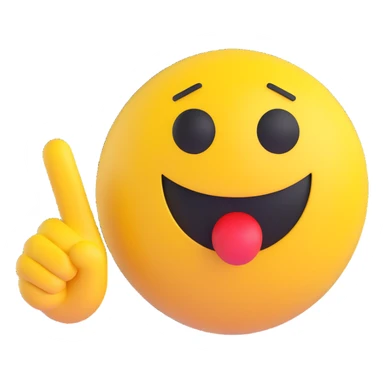 smiley face giving the middle finger sticker