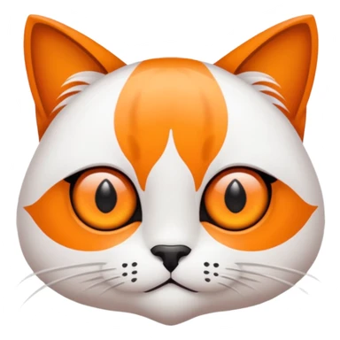 Katze mit riesigen augen sticker