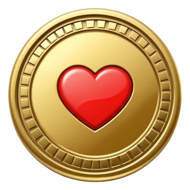 thick casino token sticker