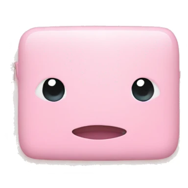 Soft pink ipad sticker