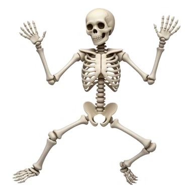 This action 🤷‍♂️ but as a skeleton sticker