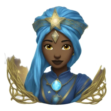 Tarot magic blue  sticker