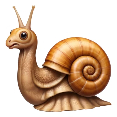 snail + anatomical heart sticker