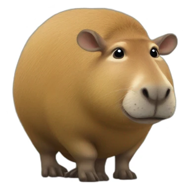 Shrek on a capybara sticker